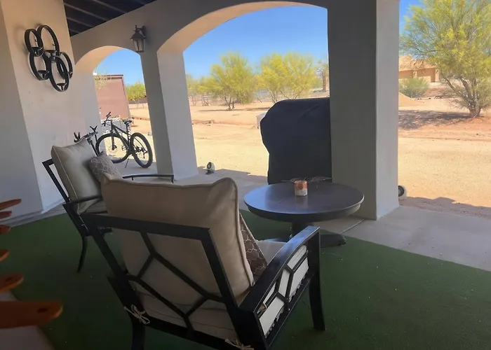 Luxe Ranch W Four Peaks Views Outdoor Fireplace *